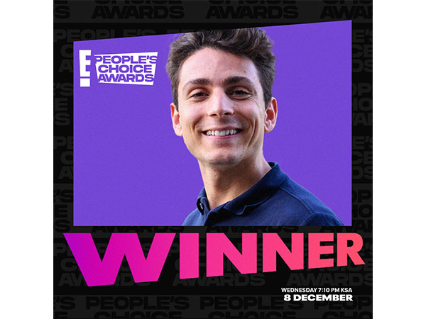 Amr Maskoun named “Middle Eastern Social Media Star Of 2021” at People’s Choice Awards Image
